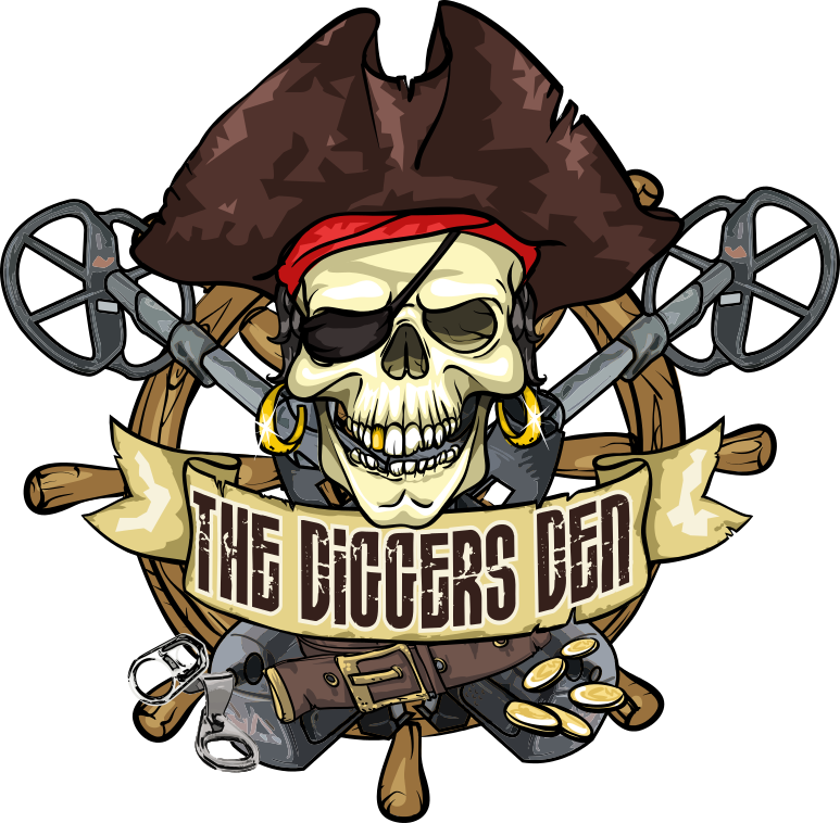The Diggers Den Detector Sales Has All You Favorite - Metal Detecting Shovel Logo (773x758)