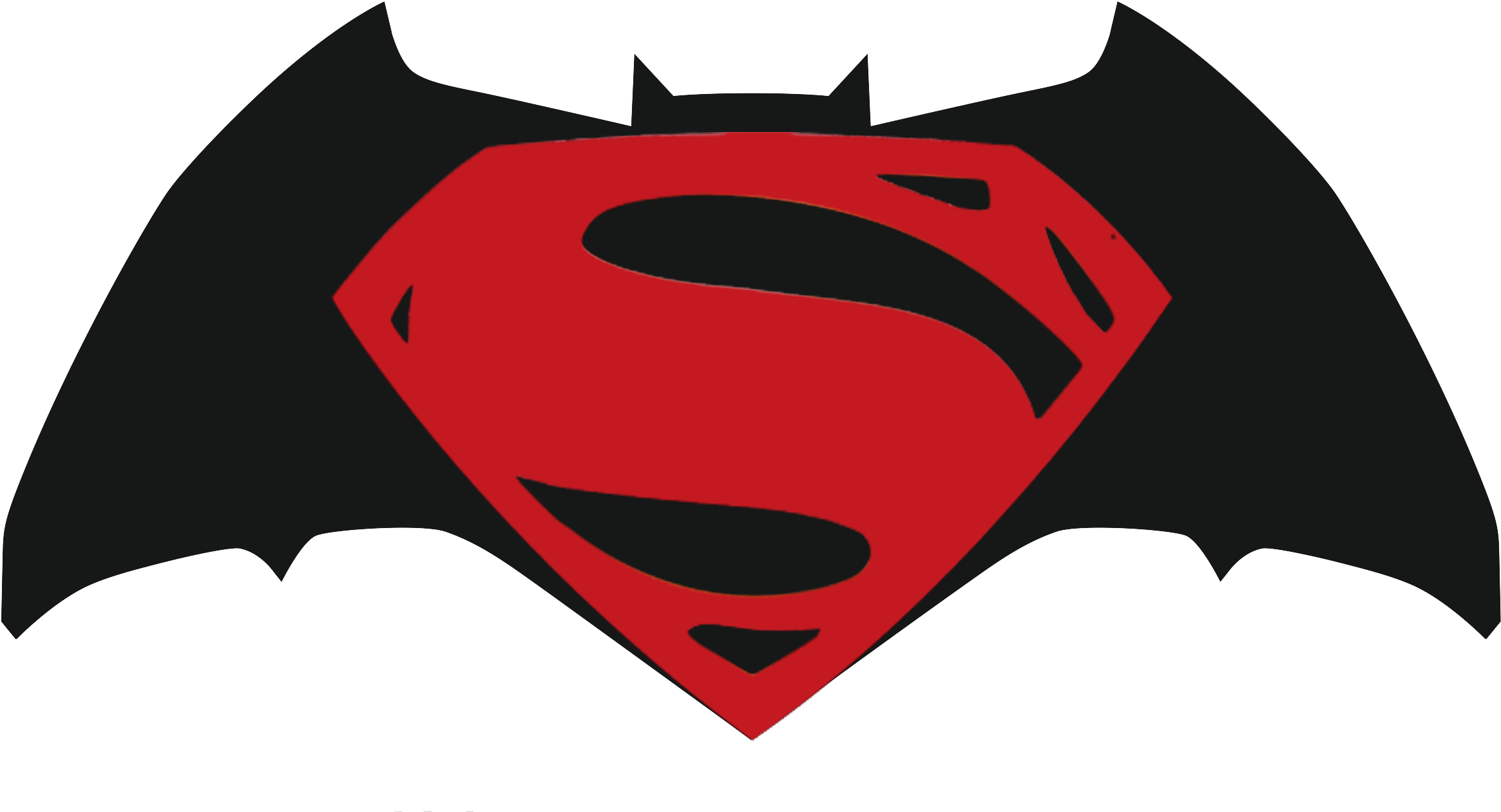 Batman V Superman Logo Minimalist By Movies Of Yalli - Batman Vs Superman Batman Logo (2329x1355)