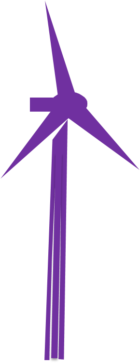 Purple Windmill - Purple Wind Turbines (290x750)