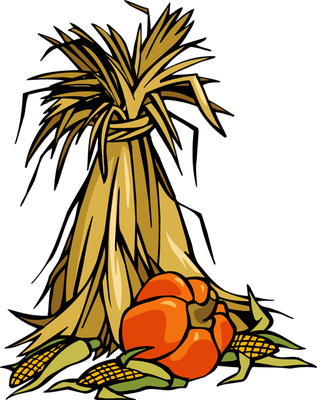 Corn Stalk Clip Art - Cornstalk Clip Art (317x400)