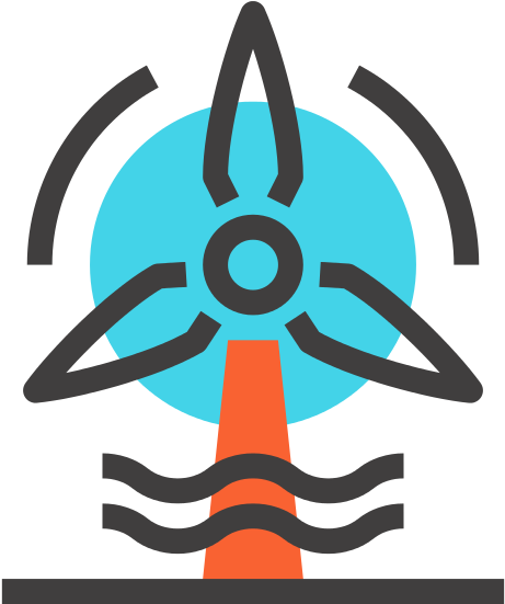 Wind Turbine Icon - Wind Turbine (550x550)