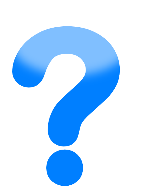 Blue Question Mark Clip Art (450x593)