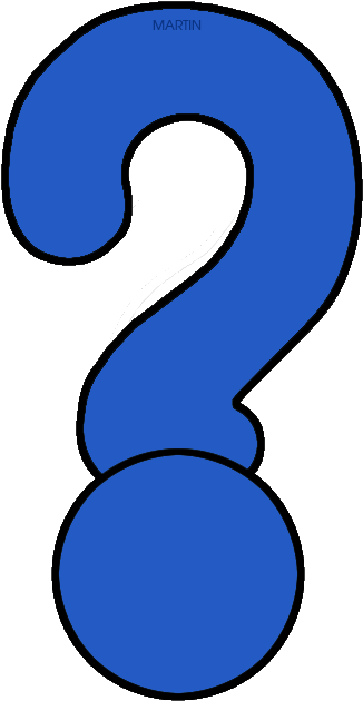 Blue Question Mark - Animated Countdown Clock (342x648)