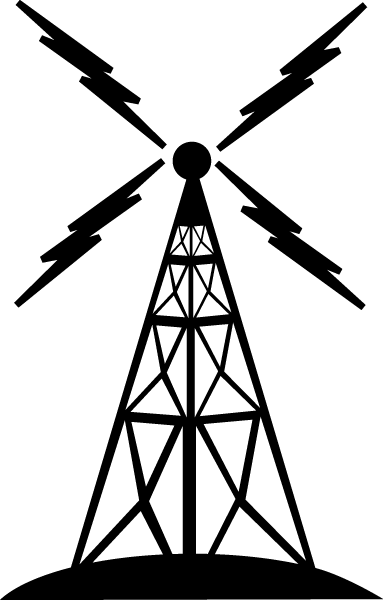 You Have 50 Words Left - Radio Tower Clip Art (383x600)