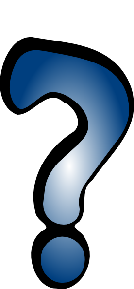 Question Mark Blue By Cj Svg Clip Arts 276 X 592 Px - Question Mark Clip Art (276x592)
