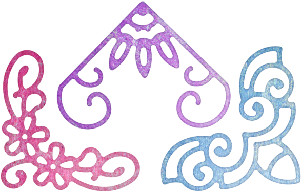 Cheery Lynn Designs Lace Corner Deco A Piece Die Set - Cheery Lynn Designs - Lace Corner Deco A 3 Piece Die (616x616)