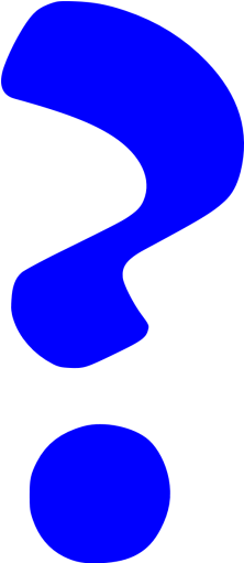 Blue Question Mark 5 Icon - Dark Blue Question Mark (512x512)