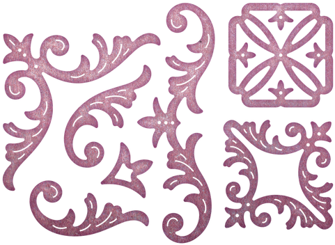 Cheery Lynn Designs Quadrafoil Accents 7 Piece Die - Cheery Lynn Designs Dies - Quadrafoil Accents - B687 (500x500)