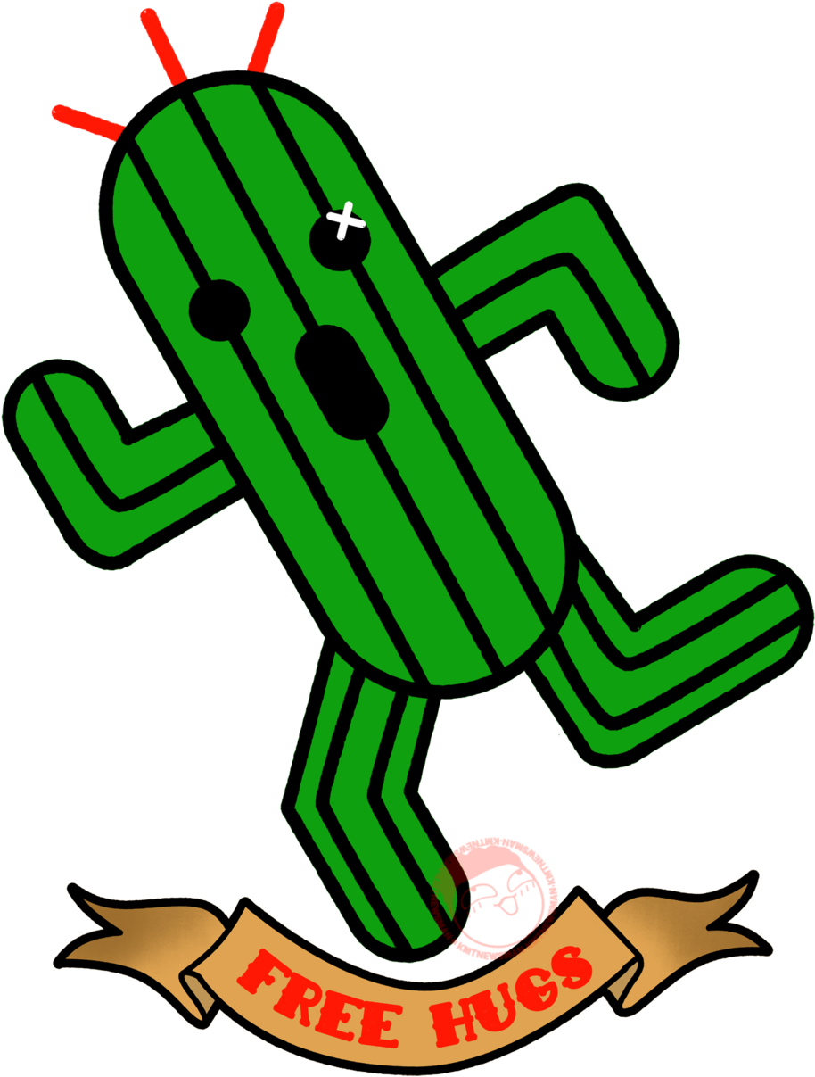 Free Hugs Sabotender Final Fantasy Old School Tattoo - Iconic Final Fantasy Monsters (1280x1280)