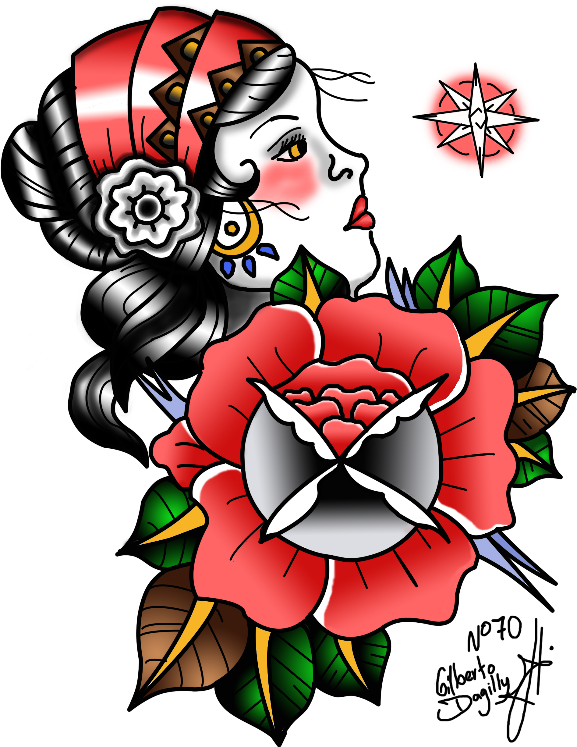 Schools, Roses, Colleges - Illustration (2114x2620)