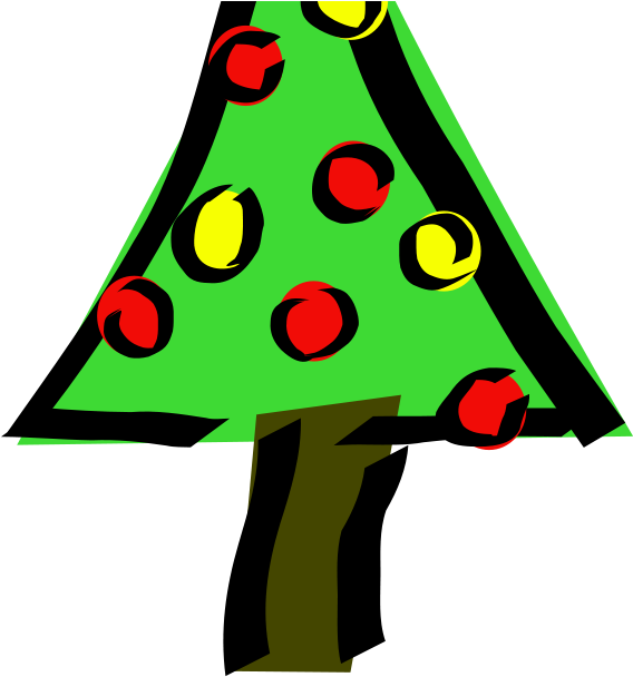 Free Clipart Christmas Tree Nature Akplet Clipart - Christmas Tree Clip Art (800x778)
