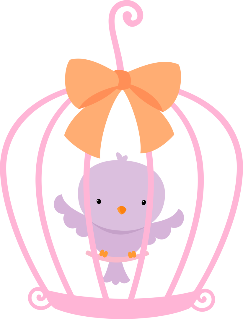 Aves & Passáros & Corujas Etc - Jaulas Animadas Png (823x1080)