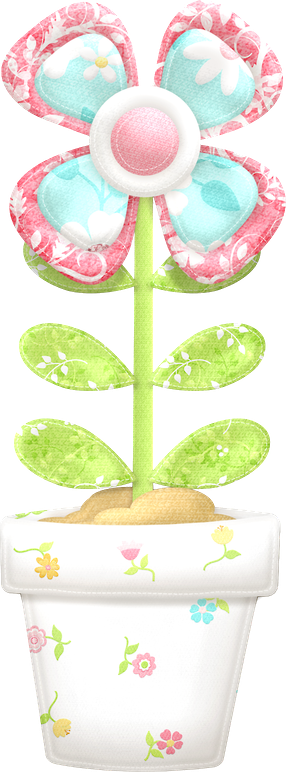 Cute Clipart Selma De Avila Bueno - Flower (286x772)