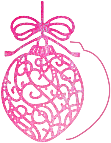 Cheery Lynn Designs Ornate Ornament W/ Angel Wing 2 - Cheery Lynn Designs (500x500)