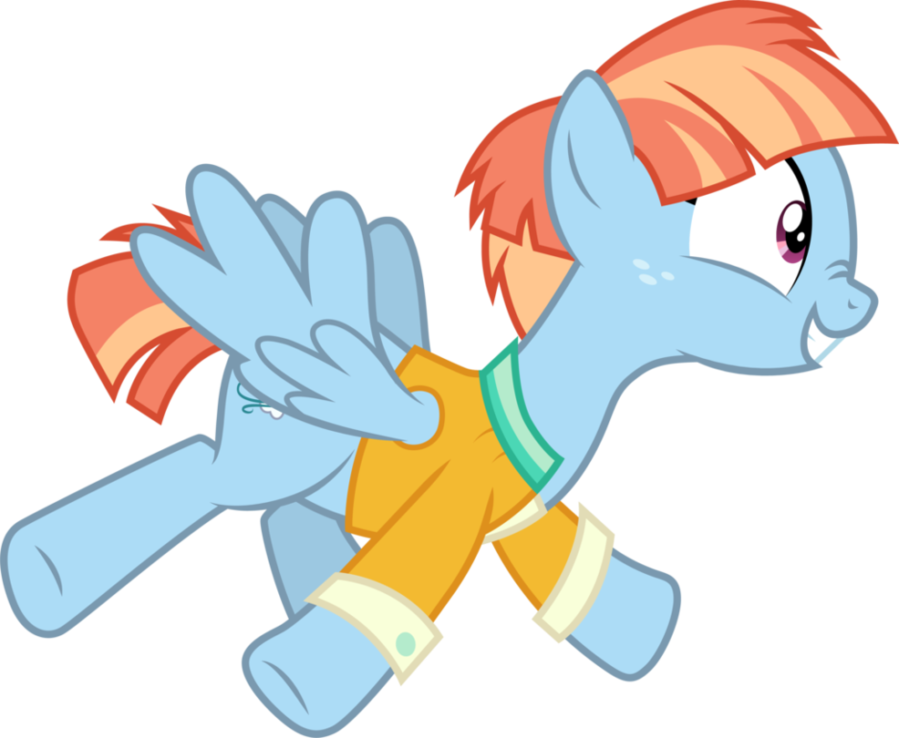 Excited Windy Whistles By Cloudyglow - Mlp Bow Hothoof E Windy Whistles (986x810)