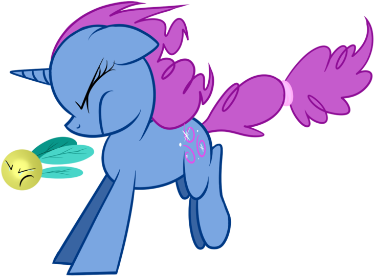 It's So Windy By Fillyblue - Cartoon (900x675)