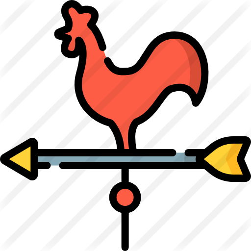 Weather Vane Free Icon - Rooster (512x512)