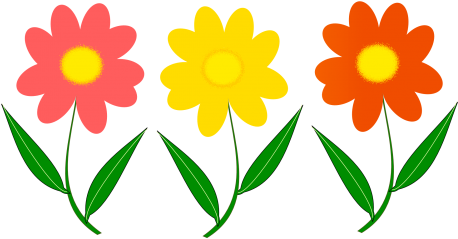 Flowers Vector Png Transparent Image - Vector Png Flower Png (500x276)