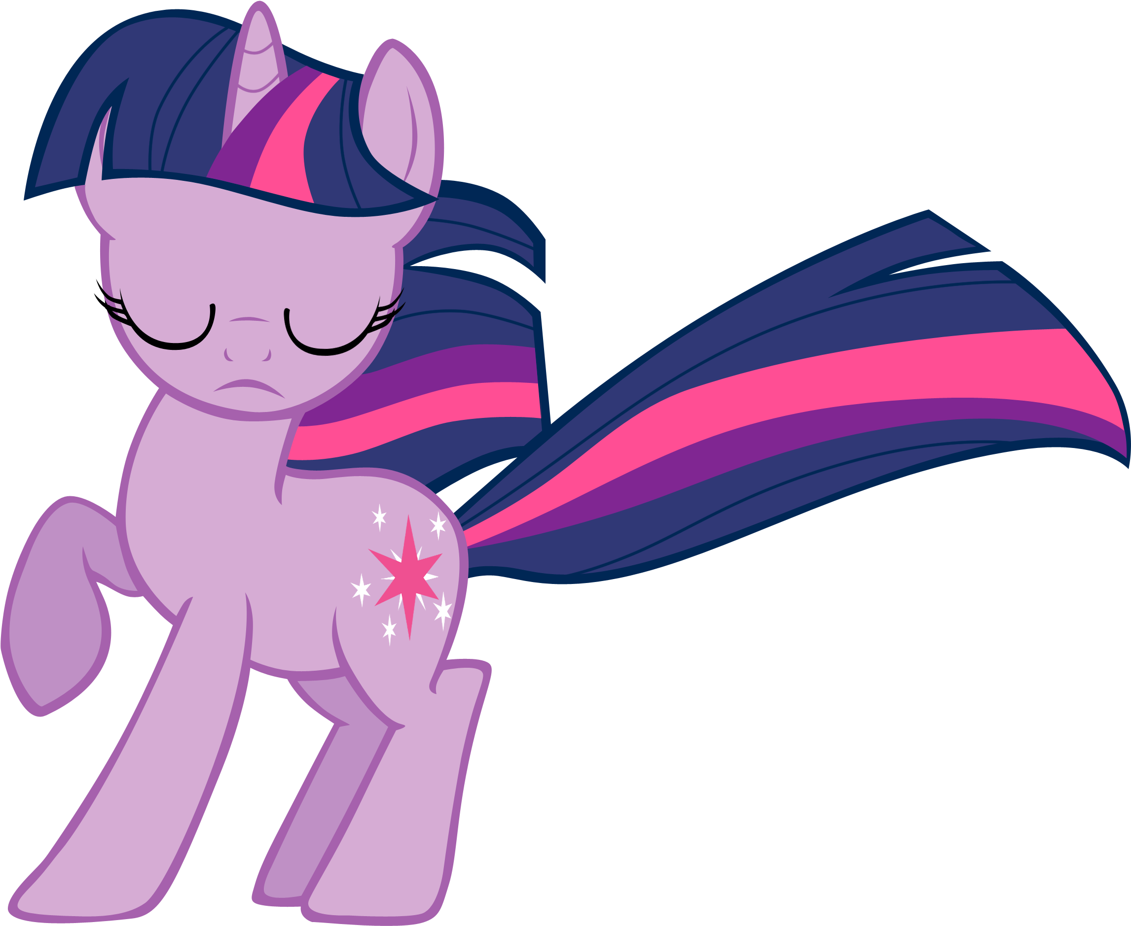 Twilight In The Wind By Sierraex - Twilight Sparkle Eyes Closed (2507x1996)