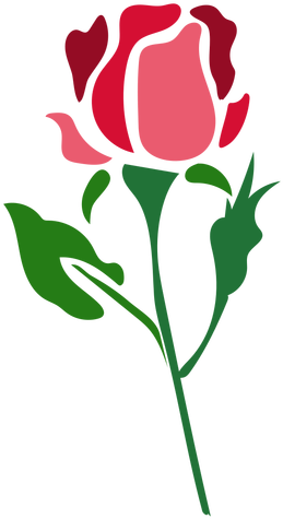 Rose Flower Icon Transparent Png - Rose Vector Free Downloads (512x512)
