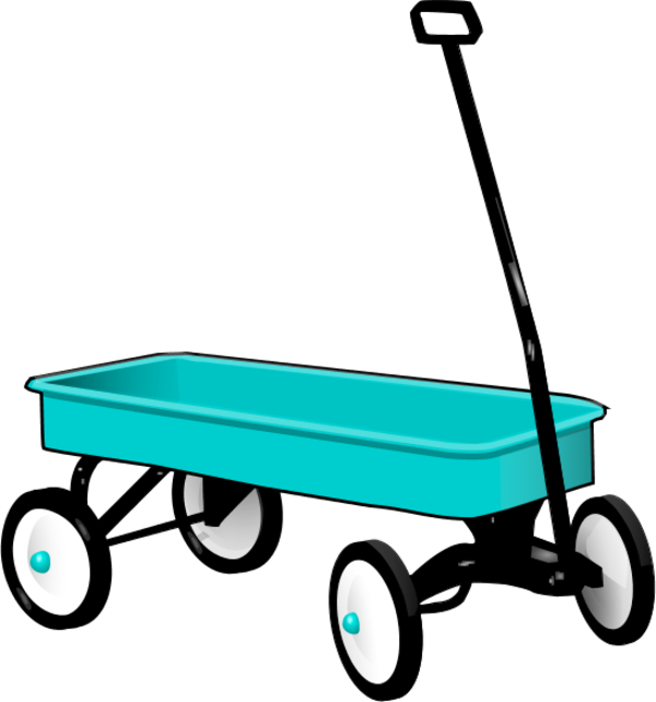 Radio Flyer Wagon Clip Art - Imagine Wagons (600x642)