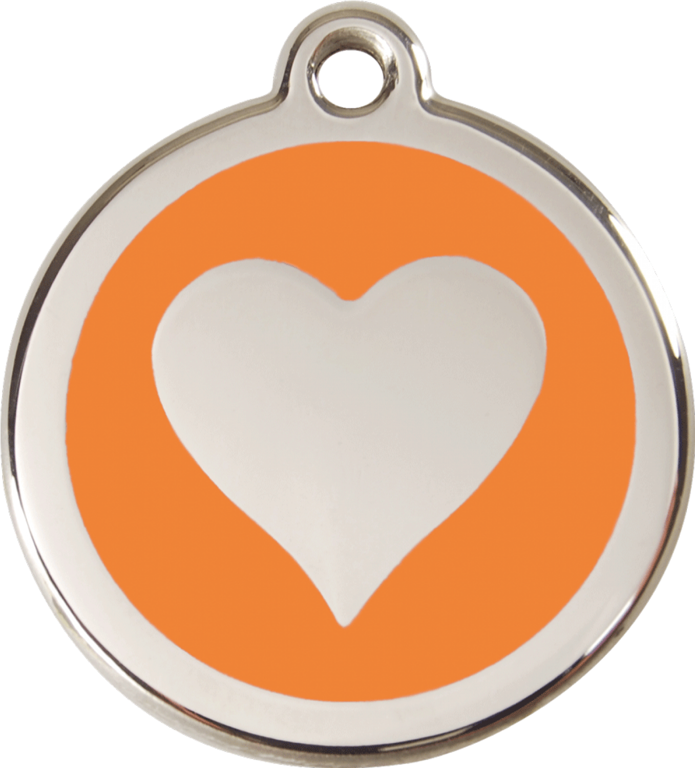 Red Dingo Stainless Steel Enameled Engraved Id Tag - Red Dingo Heart Pet Id Tag - Purple (1500x1500)