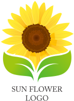 Yellow Flower Vector Png - Sun Flower (389x346)