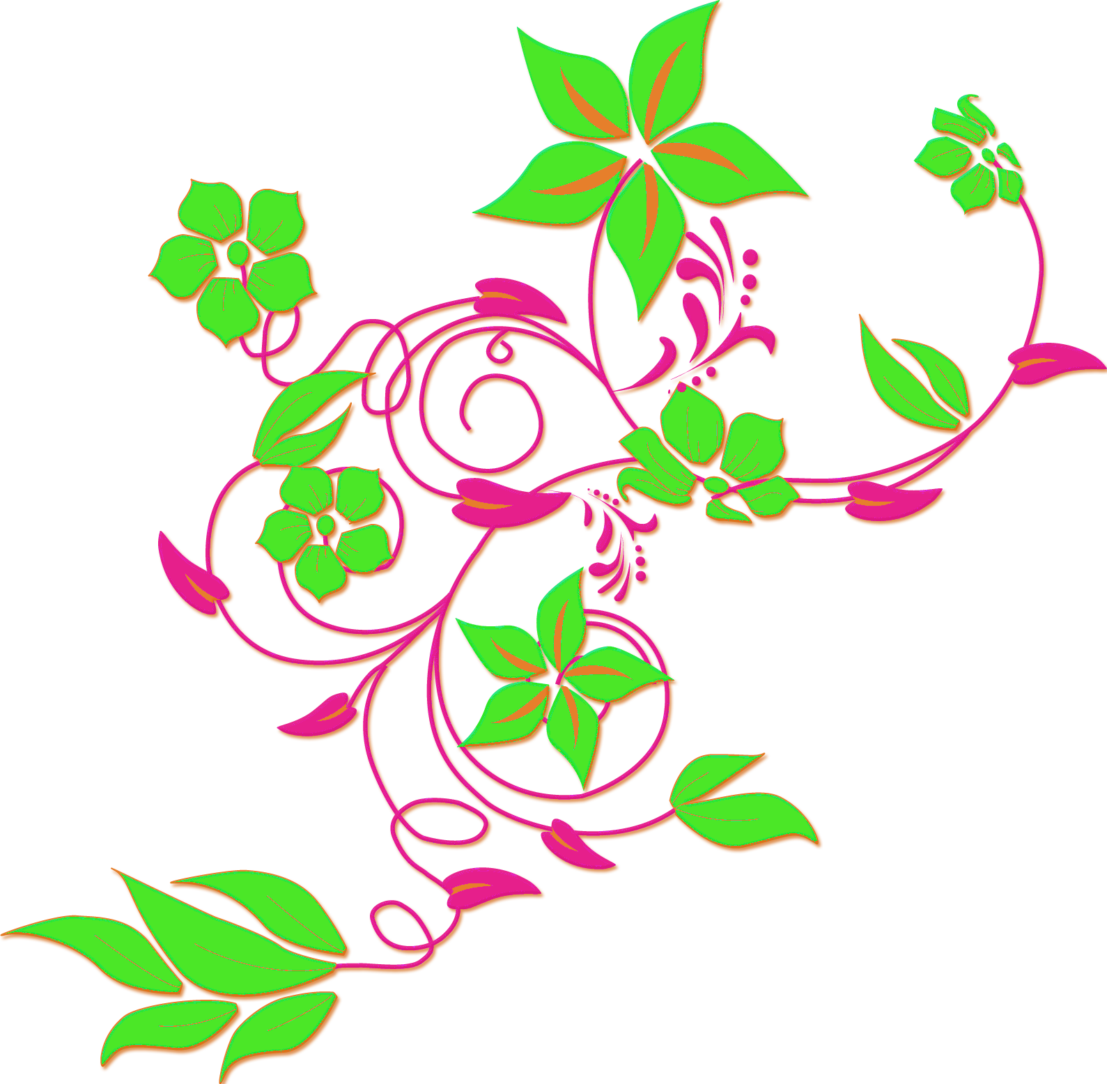 Flower 76 Image - Flower Png Clipart (1589x1556)