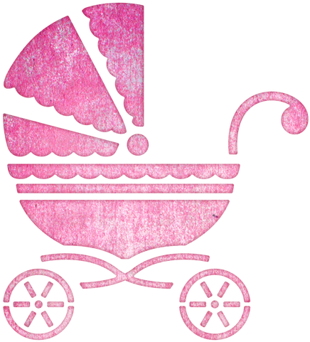 Cheery Lynn Designs Baby Carriage 27 Piece Die Set - Cheery Lynn Designs B303 Baby Carriage Scrapbooking (500x500)