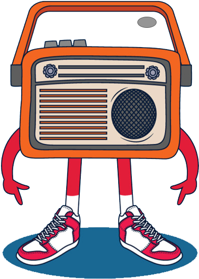 Cartoon Radio Illustration - Cartoon Radio Illustration (1024x1024)