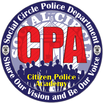 Social Circle Police Department Citizen Police Academy - Label (360x360)
