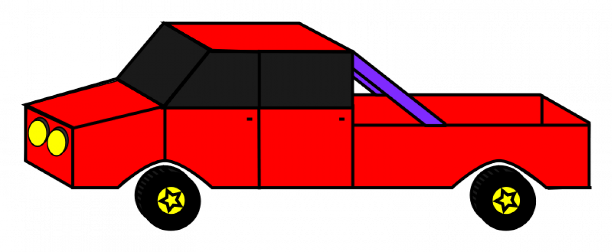 Cartoon Car Vector Graphics - Cartoon Car (1215x500)