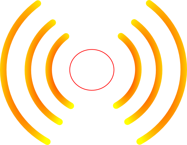 Radio Waves Hpg Clip Art At Clkercom Vector - Radio Wave (600x467)