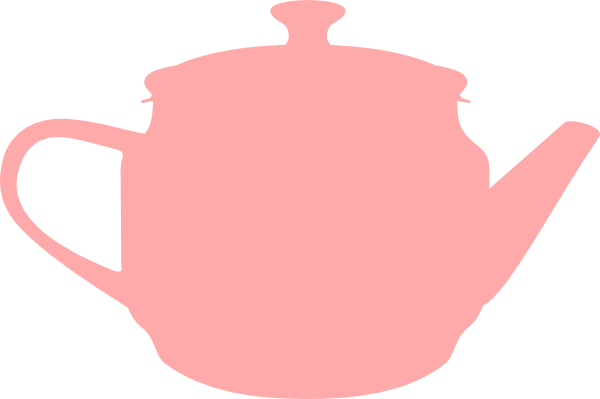 Tea Pot Clip Art 9kgfj6 Clipart - Tea Cup Silhouette (600x399)