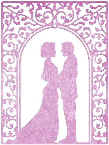 Cheery Lynn Designs Wedding Vows Die Cut Out - Cheery Lynn Designs Die Wedding Vows, 5.5"x4.25" (500x500)