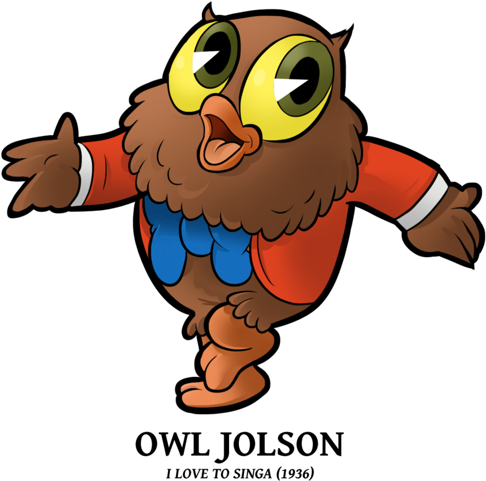 Owl Jolson By Boscoloandrea - Owl Johnson I Love To Singa (1024x1056)