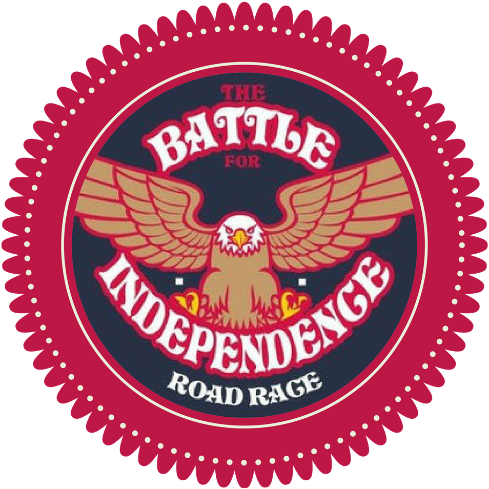 Battle For Independence 5k & 1 Mile - Vinyl Sticker Decals Eagle Logo Sports Bike (14 X 8,34 (1280x960)
