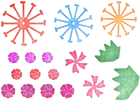 Cheery Lynn Designs Embellishments - Cheery Lynn Designs - Embellishments #3 17 Piece Die (500x500)