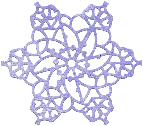 Cheery Lynn Designs Snowflake 2 Die Cut Out - Die Lace Christmas Stocking (500x500)