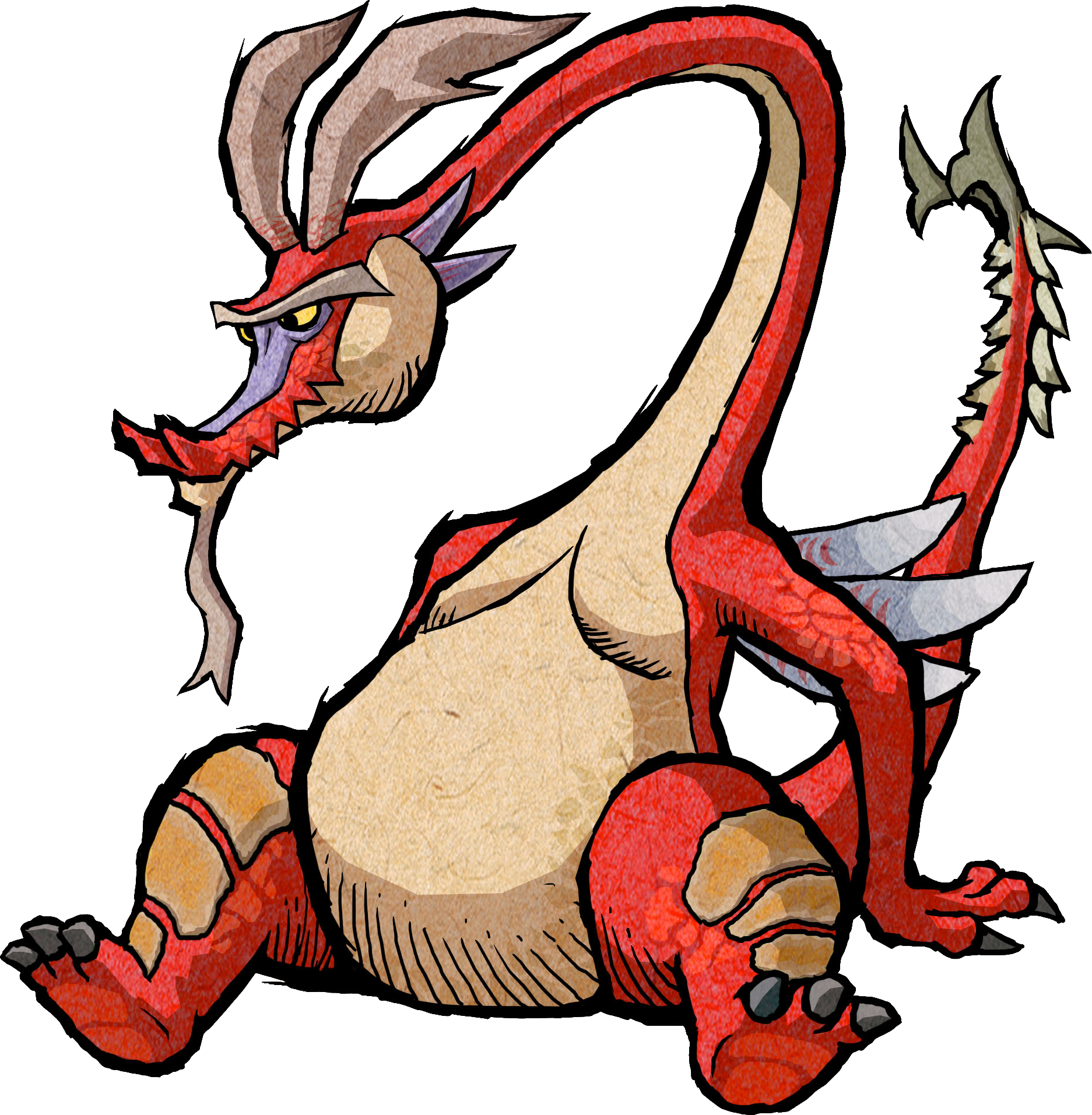 Let Me Tell You A Little Story About An Annual Charity/gaming - Zelda Wind Waker Dragon (1873x1913)