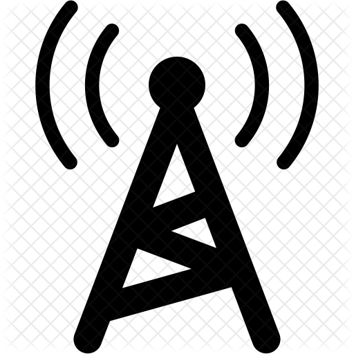 Radio Tower Icon - Information Technology Network Engineer (512x512)