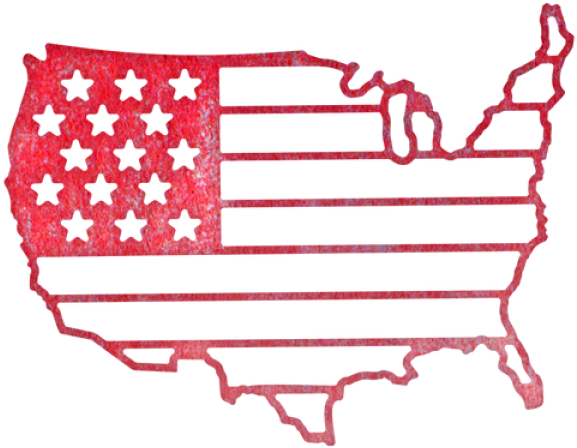Cheery Lynn Designs Stanzform Usa Landkarte / Proud - Cheery Lynn Designs B491 Proud Usa Die Cut (600x600)
