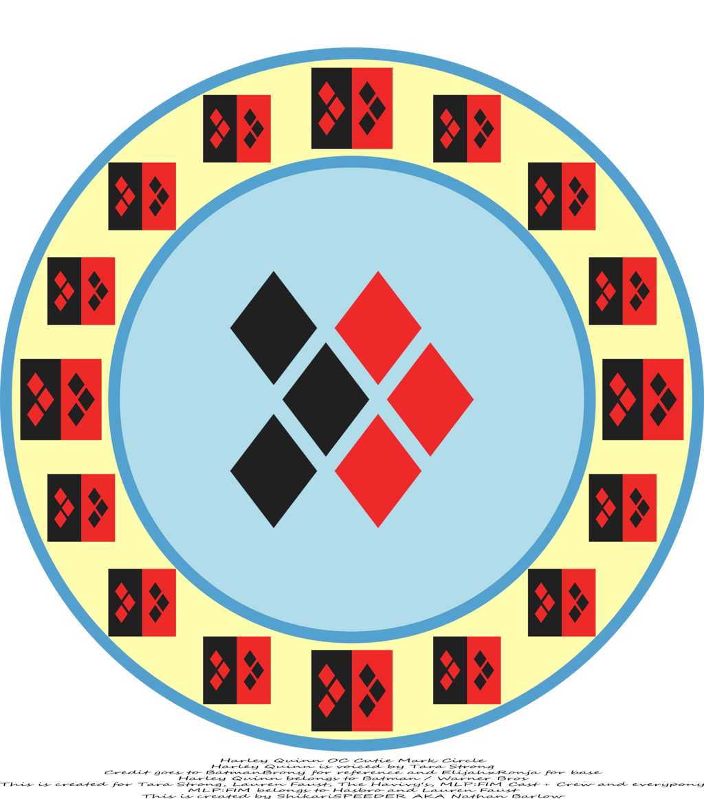 Harley Quinn Oc Cutie Mark Circle By Strykarispeeder - Nsf Logo Png (1024x1162)