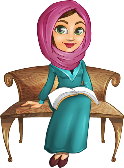 Arabian Clipart Lady Pencil And In Color Arabian Clipart - Transparent Muslim Clipart (540x653)