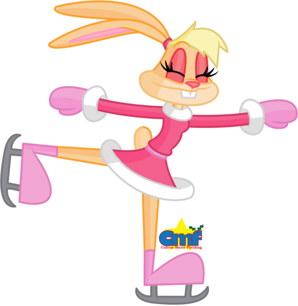 Ice Skater Lola By Tiny Toons Fan (600x616)