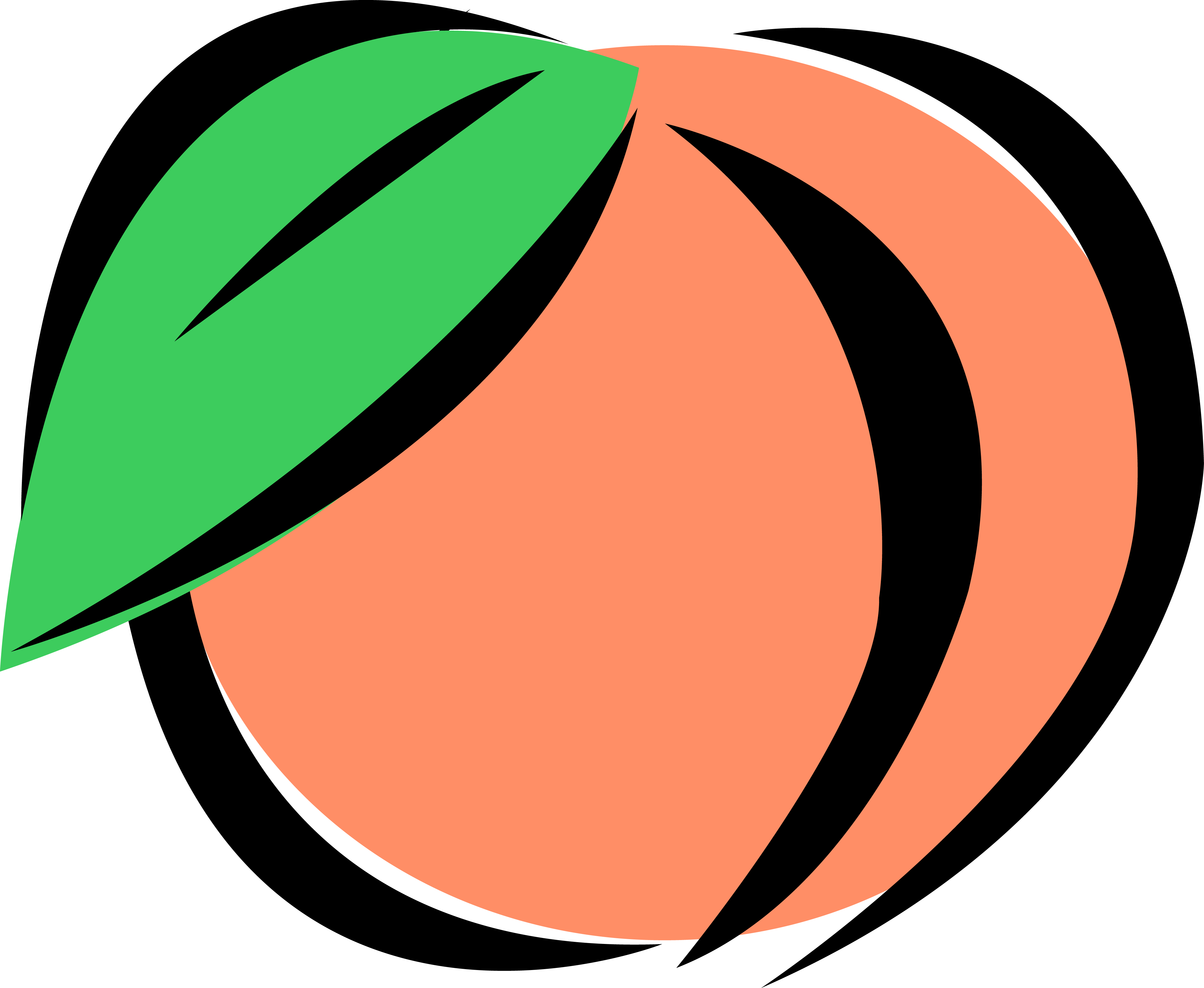 Related Peach Clipart Transparent - Peaches Png (4020x3297)