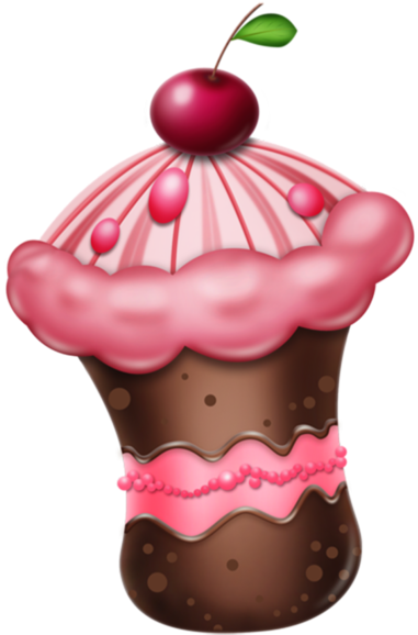 Çok Nefis Png Yaş Pasta Görselleri - Small Cake Png (404x600)