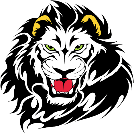 Lions Head Tattoos High Quality Photos And Flash Designs - Lion Tribal Tattoo (480x480)