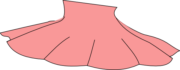 Tutu Skirt Clipart - Tutu Skirt Clip Art (600x234)