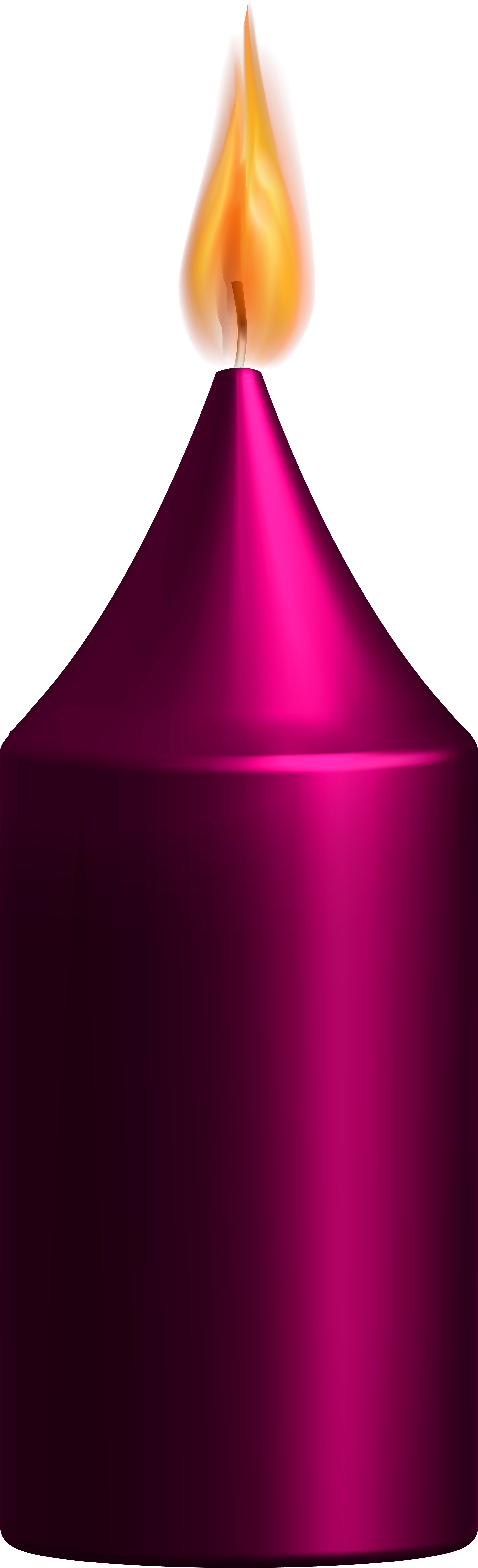 Pink Candle Png Clip Art - Tent (2599x8000)
